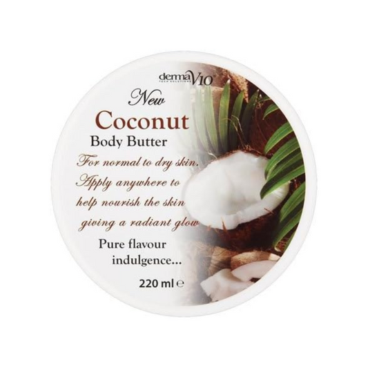 Derma V10 COCONUT Body Butter 220ml