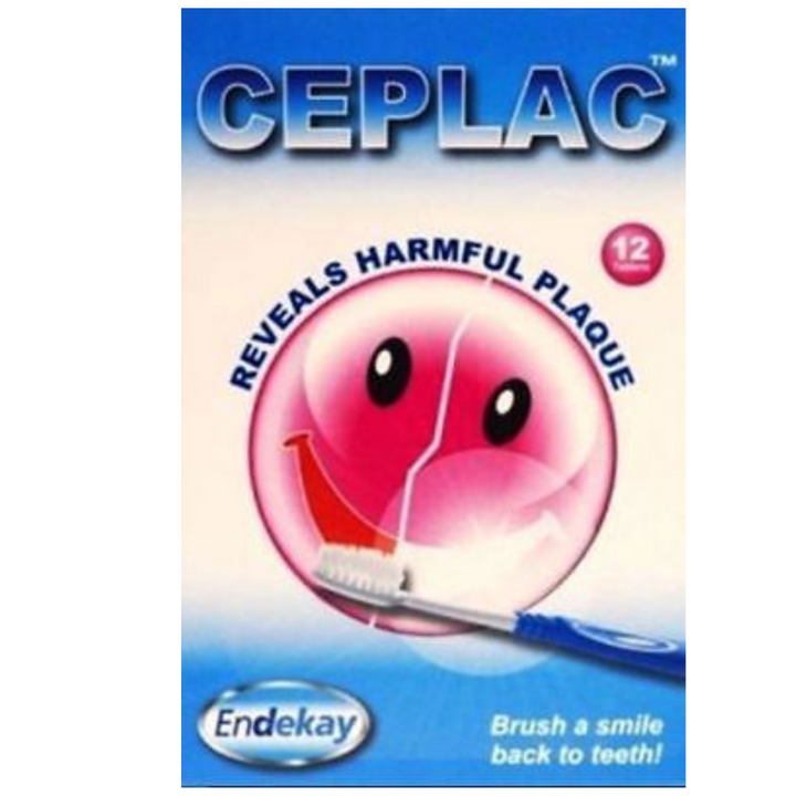 Ceplac Dental Disclosing Tablets Pack Of 12