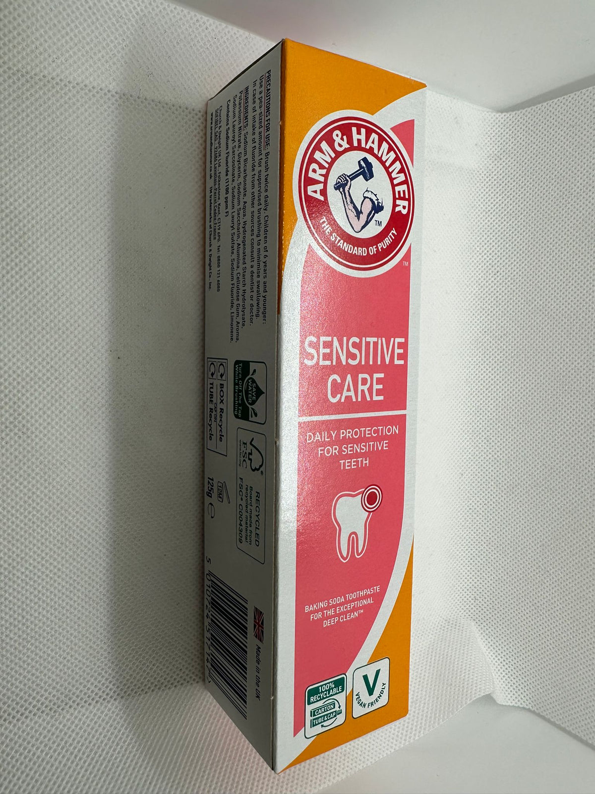 Arm and Hammer Sensitive Care Toothpaste 125g (D)