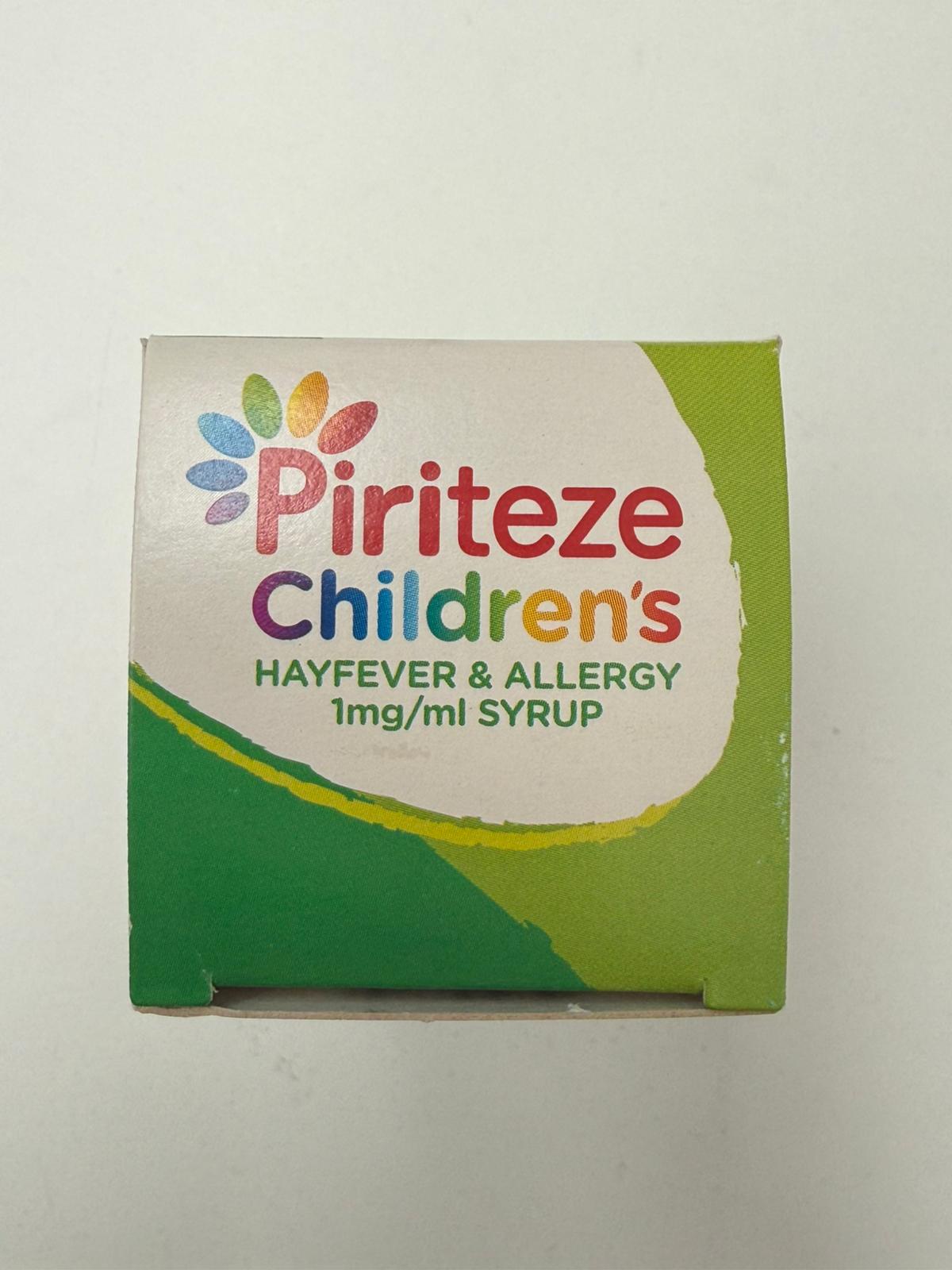 Piriteze Children's Hayfever & Allergy 1mg/ml Syrup 70ml (P)