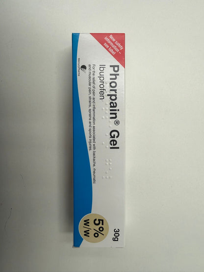 Phorpain Ibuprofen 5% Gel 30g
