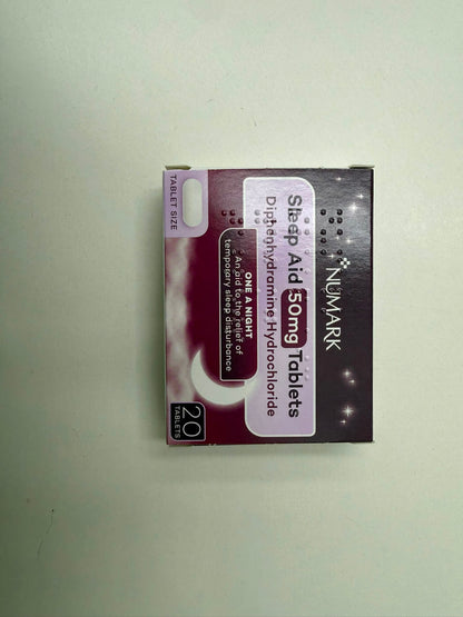 Numark Sleep Aid 50mg 20 Tablets (P) (A)