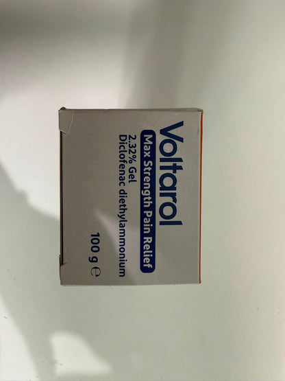 Voltarol Max Strength Pain Relief Gel 12 Hour 2.32% 100g (P) (A)