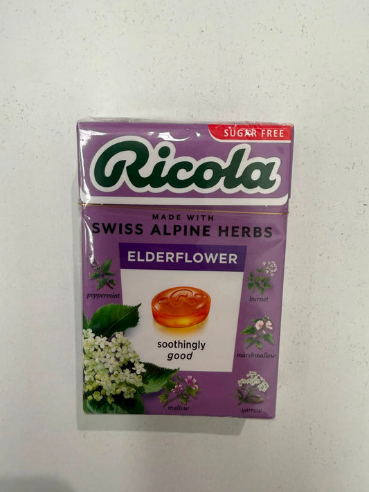 Ricola Sugar Free Elderflower Swiss Herbs 45g