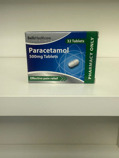 Bells Paracetamol 500mg 32 Tablets (P)
