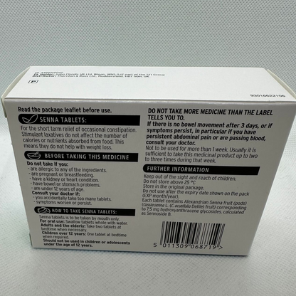 Care Senna 7.5mg 12 Years Plus - 100 tablets (P)