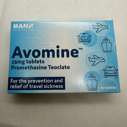 Avomine Tablets 25mg, 10 Tablets (P)