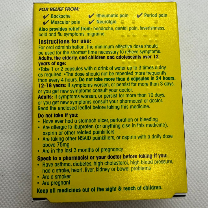 Anadin Ultra 200mg Ibuprofen