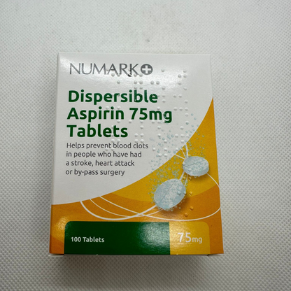 Numark Dispersible Aspirin Tablets 75mg 100 (P)(A)