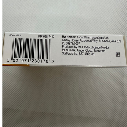 Numark Dispersible Aspirin Tablets 75mg 100 (P)(A)