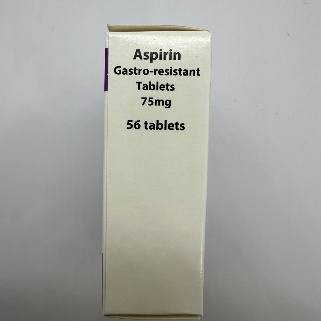 Aspirin 75mg EC Gastro-Resistant Tablets - Pack of 56 (P)(A)