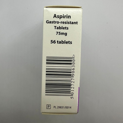 Aspirin 75mg EC Gastro-Resistant Tablets - Pack of 56 (P)(A)