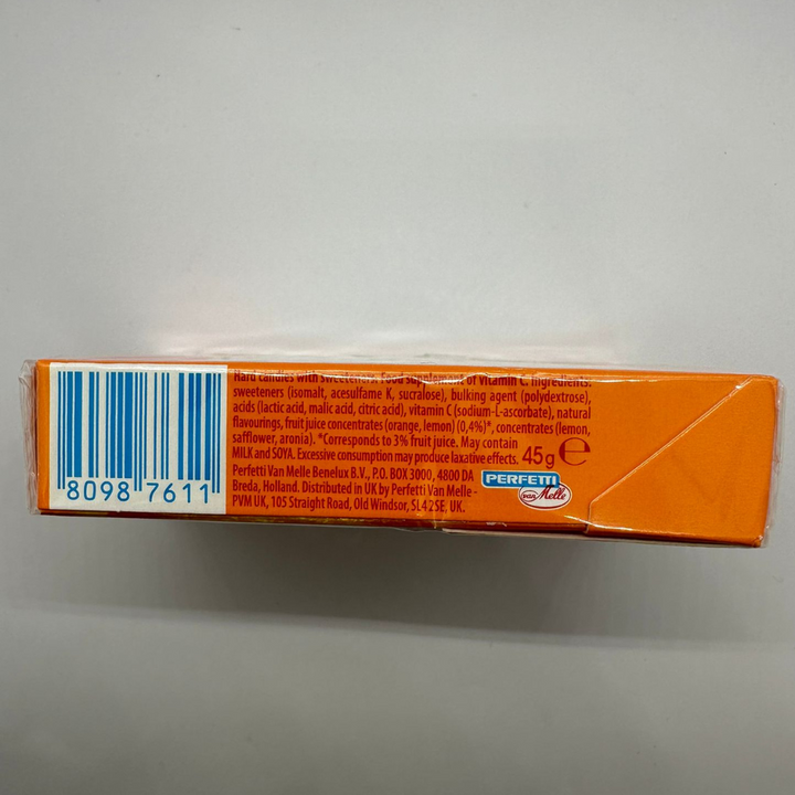 Fruittella Sugarfree Citrus Mix Fruit Drops 45g 