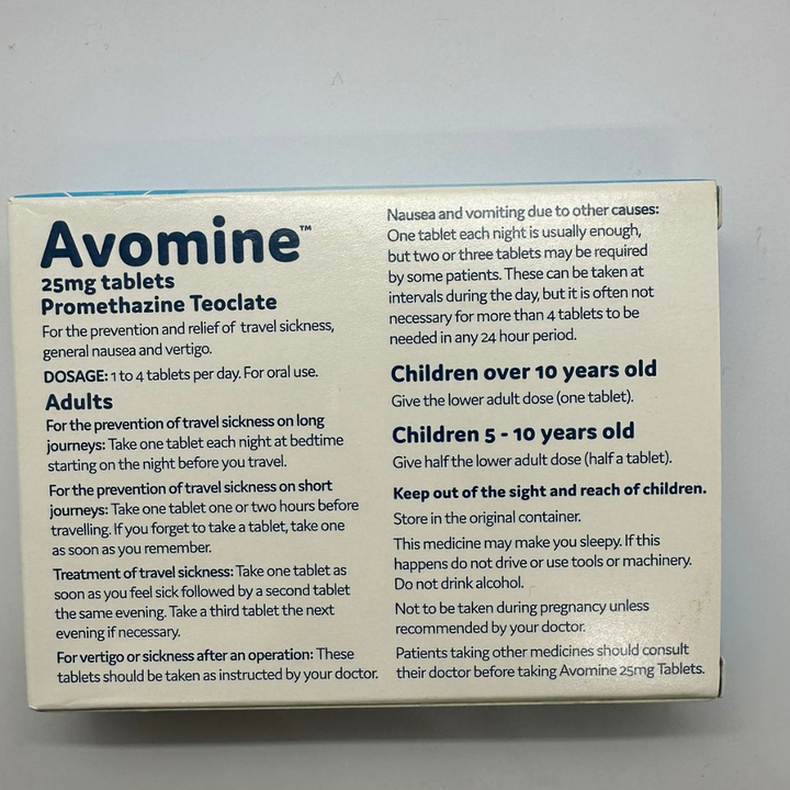 Avomine Tablets