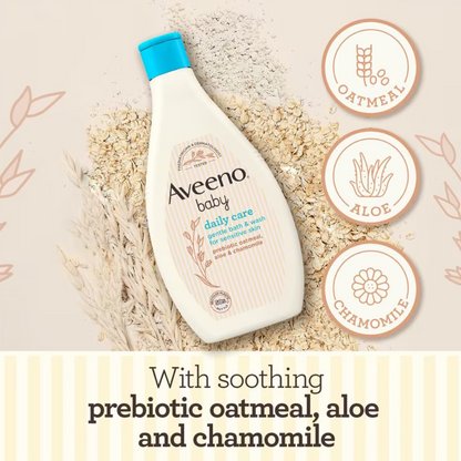 Aveeno Baby Daily Care Gentle Baby Bath & Wash Sensitive Skin 400ml (T)