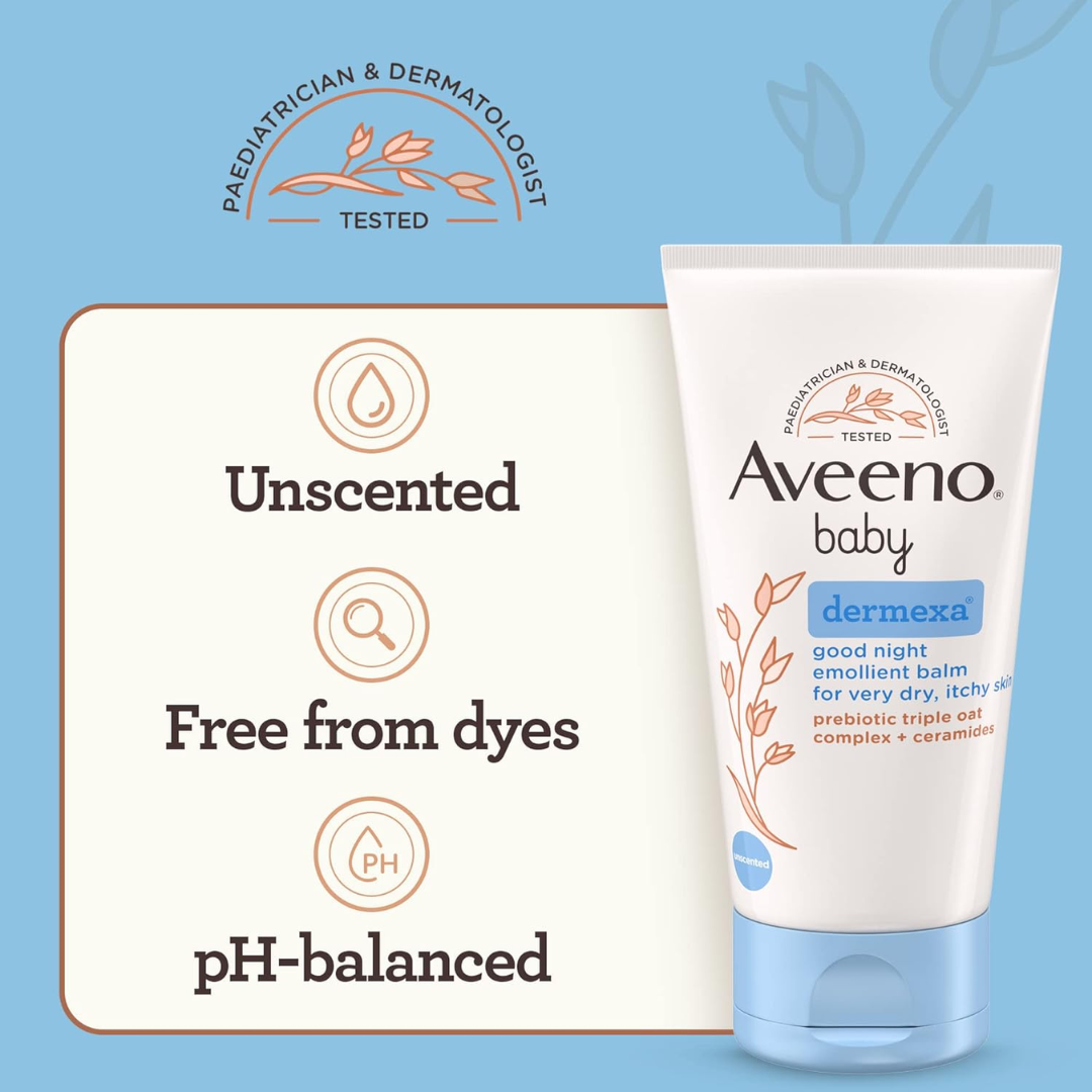 AVEENO® Baby Dermexa Good Night Emollient Balm 75ml (T)