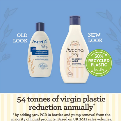 Aveeno Baby Soothing Relief Emollient Baby Wash for Dry Skin 250ml (T)