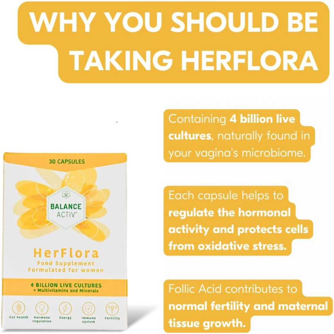 Balance Activ HerFlora Daily Supplement 30 Capsules (Pack of 1) (T)