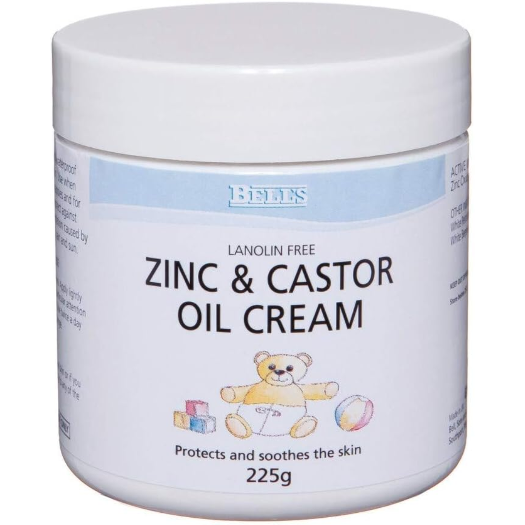 Bells Healthcare Zinc & Castor Oil Cream 225 g (T)
