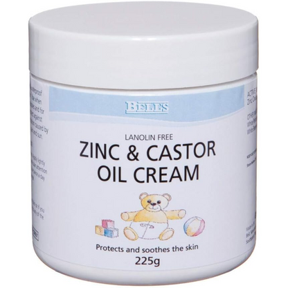 Bells Healthcare Zinc & Castor Oil Cream 225 g (T)