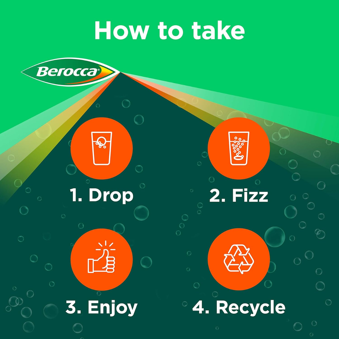 Berocca Boost Effervescent Tablets 1 Pack of 20 (T)