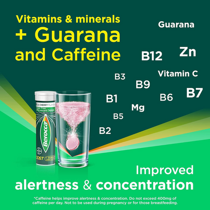 Berocca Boost Effervescent Tablets 1 Pack of 20 (T)