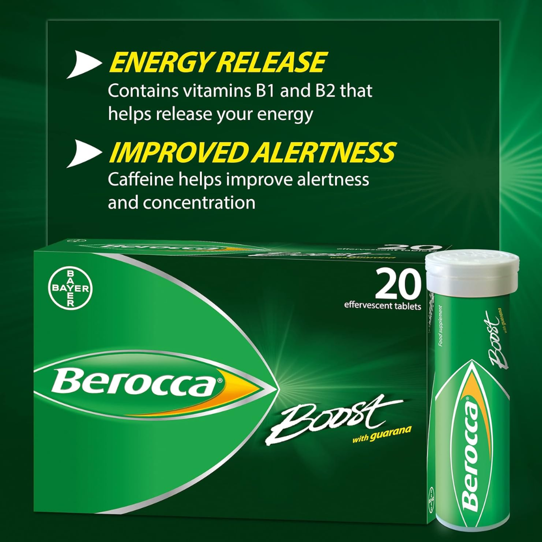 Berocca Boost Effervescent Tablets 1 Pack of 20 (T)