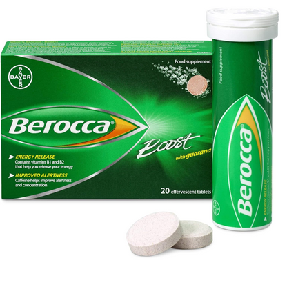 Berocca Boost Effervescent Tablets 1 Pack of 20 (T)