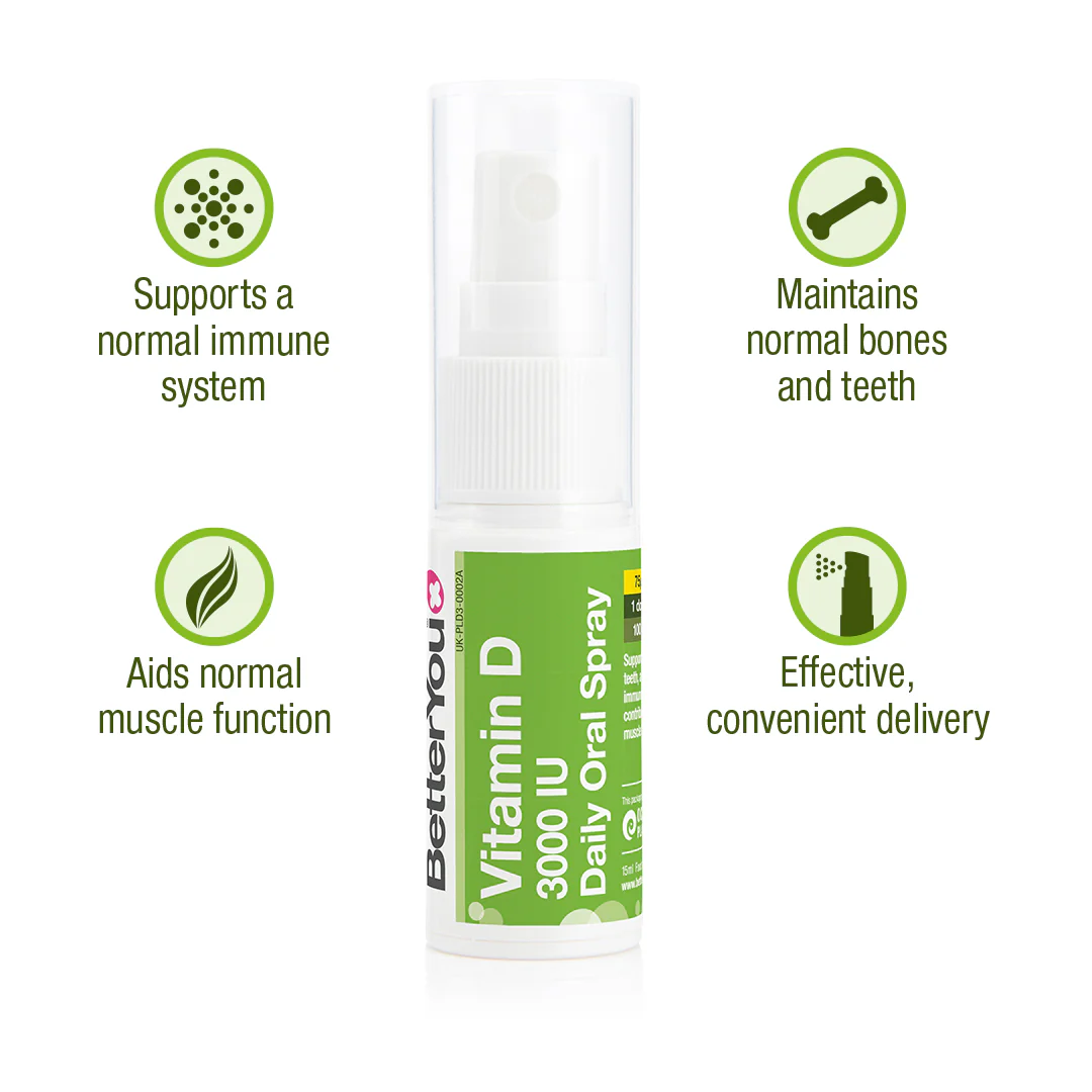 BetterYou DLux3000 Vitamin D Oral Spray - 15ml (T)