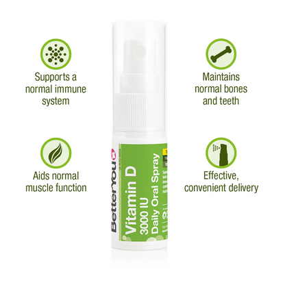 BetterYou DLux3000 Vitamin D Oral Spray - 15ml (T)