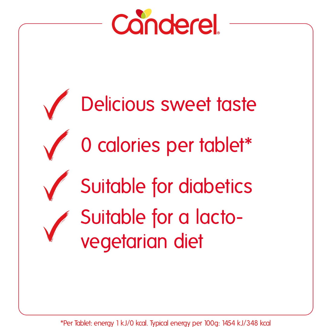Canderel Low Calorie Sweetener  Refill Pack Tablet Sachets  5*100 (T)
