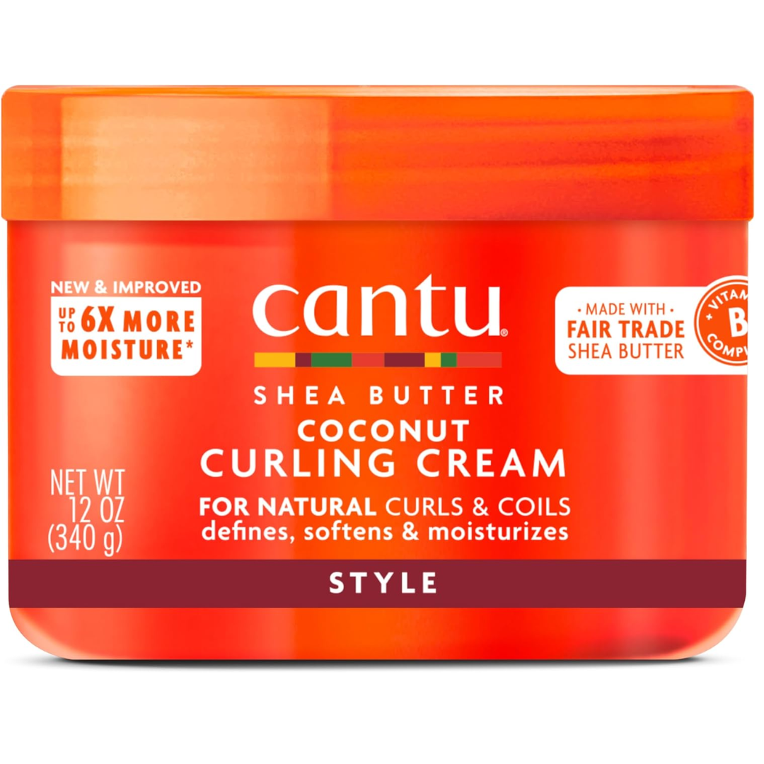 Cantu Shea Butter For Natural Hair Coconut Curling Cream 340g (T)