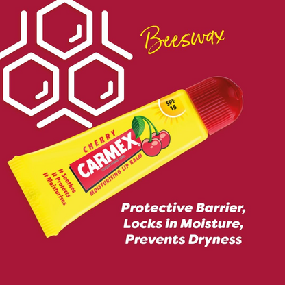 Carmex Spf15 Cherry Moisturising Lip Balm, 10g (T)