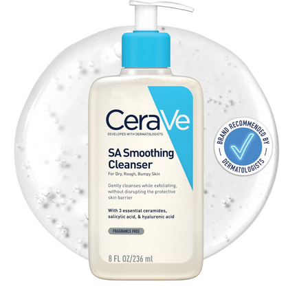 CeraVe SA Smoothing Cleanser with Salicylic Acid 236ml (T)
