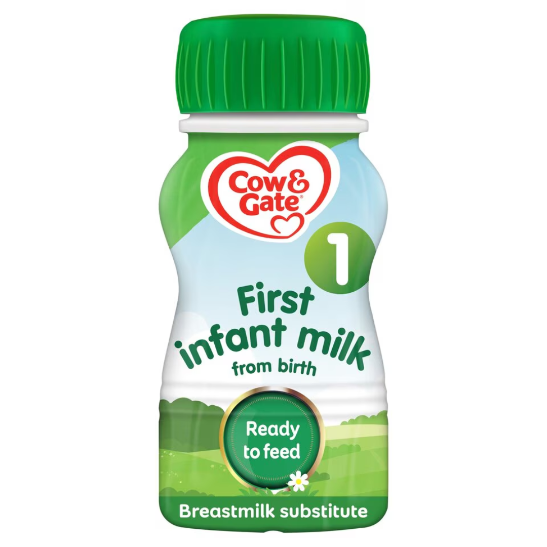 Cow &amp; Gate 1 First Baby Milk Formula Liquid from Birth  200ml (T)