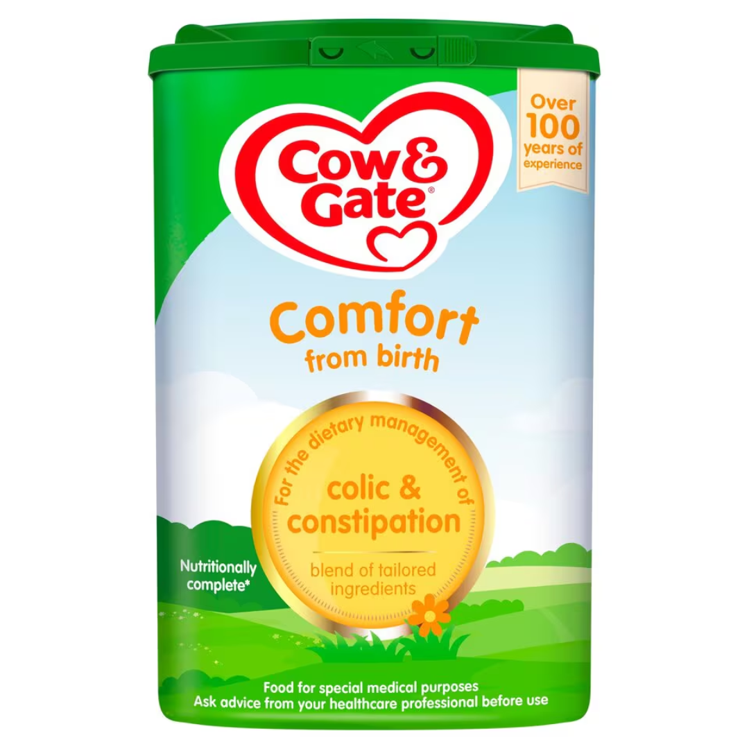 Cow & Gate Comfort Baby Milk Powder Formula, from Birth, 800 g (T)