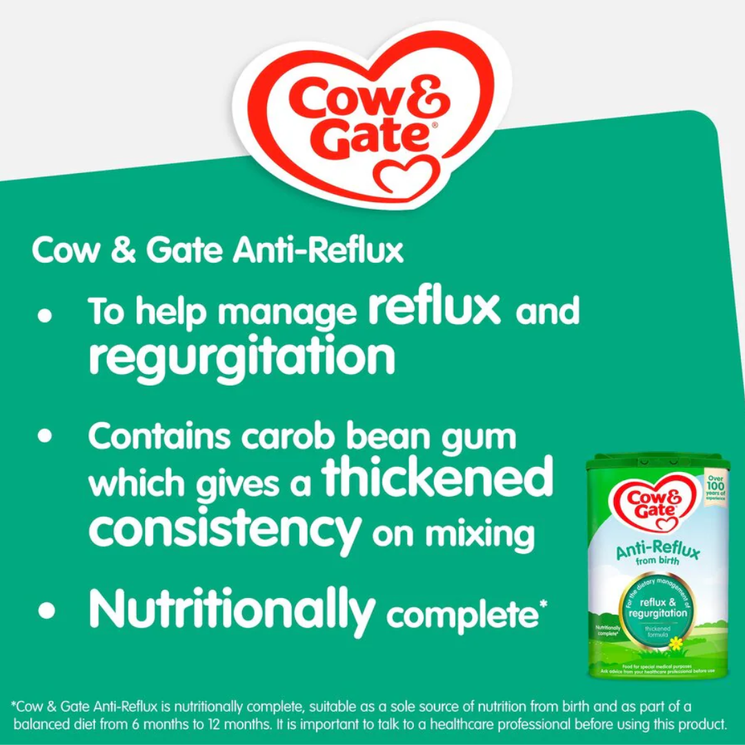 Cow & Gate Anti-Reflux Baby Milk Formula Powder from Birth 800g (T)