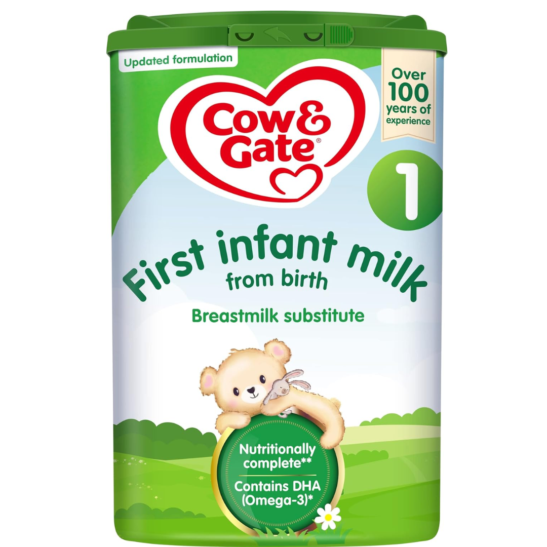 Cow & Gate 1 First Infant Baby Milk Powder Formula From Birth, 800g (T)