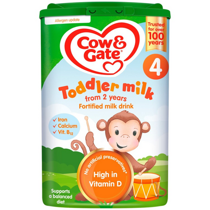 Cow & Gate 4 Toddler Milk Formula 2+ Years 800g (T)