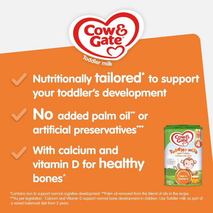 Cow & Gate 4 Toddler Milk Formula 2+ Years 800g (T)