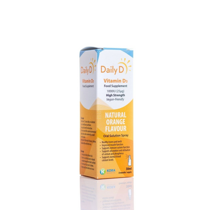 K Kora Healthcare Daily D Daily D Vegan Spray 1000Iu 30ml (T)