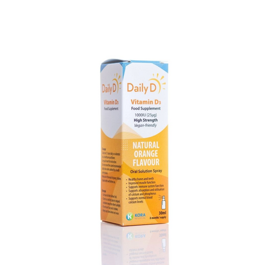 K Kora Healthcare Daily D Daily D Vegan Spray 1000Iu 30ml (T)