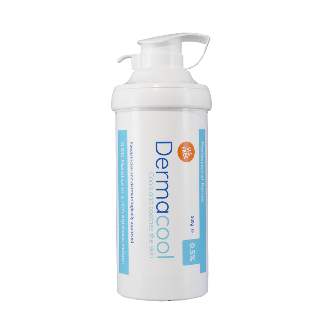 Dermacool Menthol Aqueous Cream 0.5% 500g Pump (T)