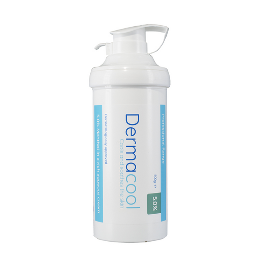 Dermacool Menthol Aqueous Cream 5% 500g Pump (T)