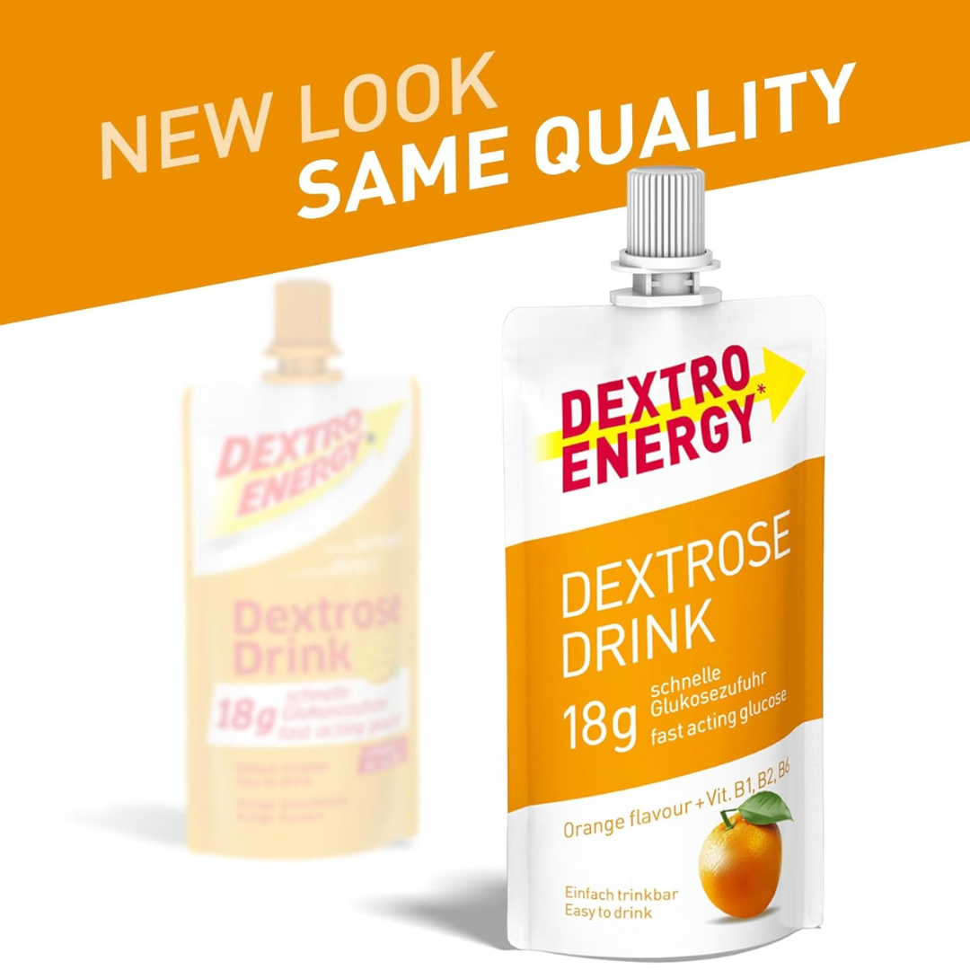 Dextro Energy Dextrose Drink, Orange, Liquid Glucose 50ml (T)