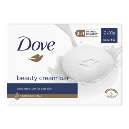 Dove Original Beauty Cream Bar (2 x 90g) (T)
