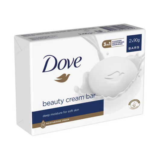 Dove Original Beauty Cream Bar (2 x 90g) (T)