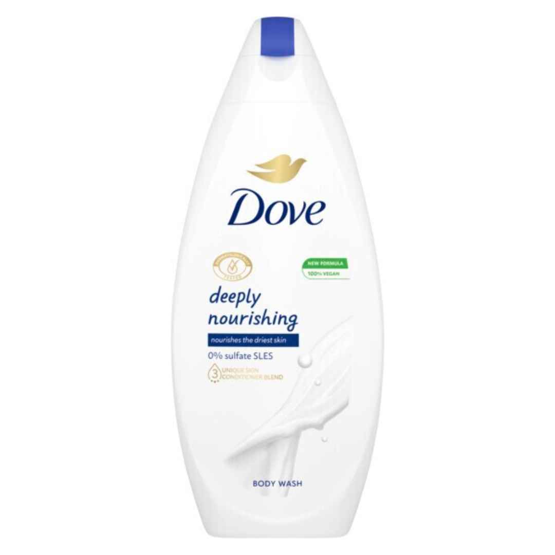 Dove Advanced Care Body Wash Deeply Nourishing  225ml (T)