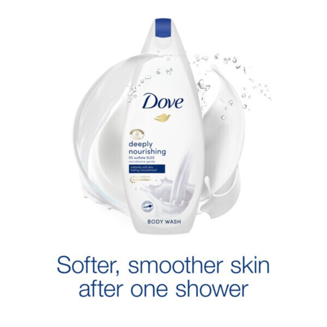 Dove Advanced Care Body Wash Deeply Nourishing  225ml (T)