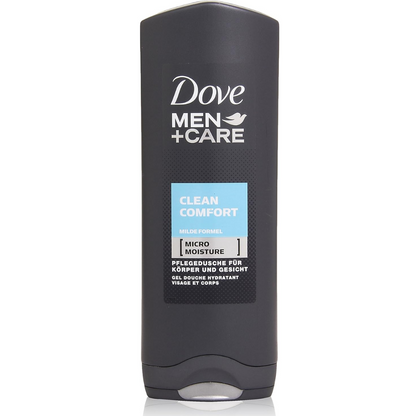 Dove Men Clean Comfort Body & Face Shower Gel 250ml (T)